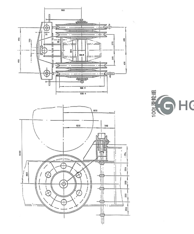 Crane wire rope pulley technical parameters chart 3