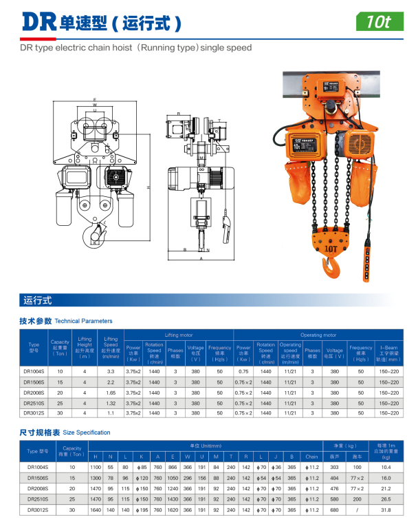 Industrial crane application scenario