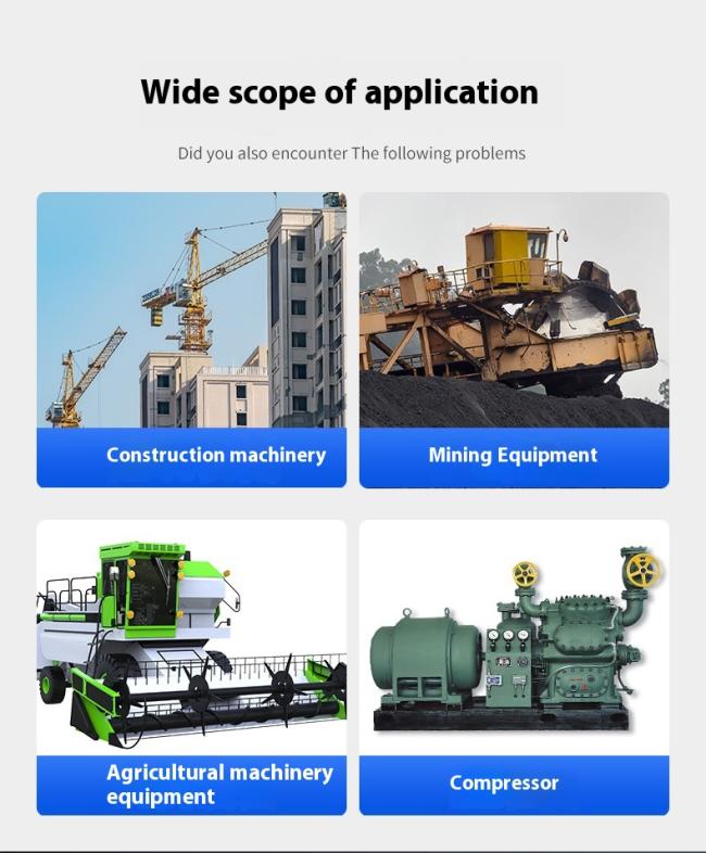 Construction machinery parts application