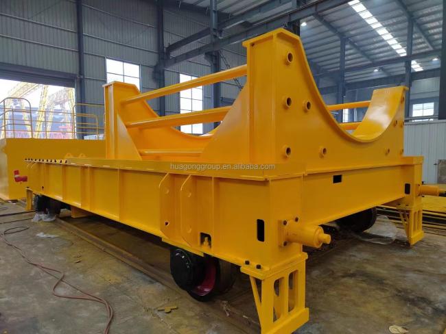Molten Steel Ladle Transfer Car in industrial setting