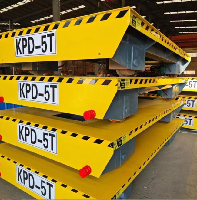 Industrial electric flat car overview