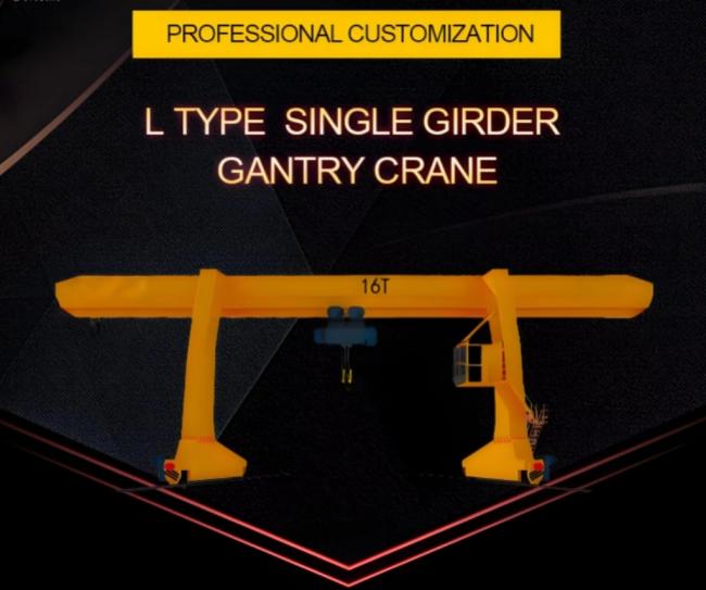 L Type Single Girder Gantry Crane outdoor installation