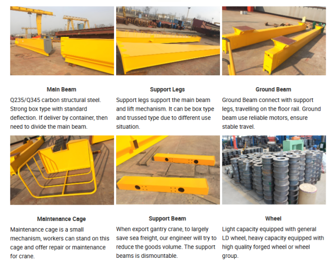 Single girder structural design details