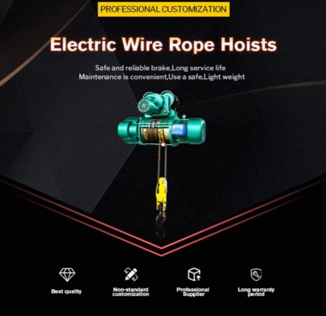 Industrial Electric Hoist in Operation