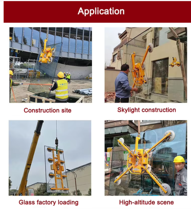Industrial glass manipulation equipment