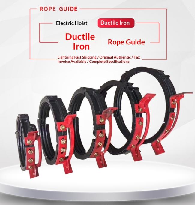 Rope guide mechanism close-up
