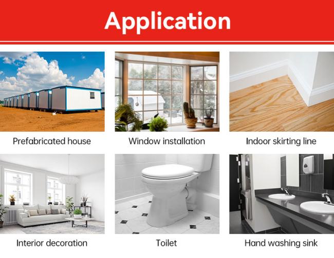 Cheap Glass Silicone Sealant Acid Anti-fungus General Purpose for Bathroom Kitchen