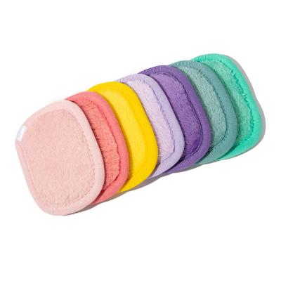 China Custom Absorb Deeply Cleaning Fast Drying Face Cleansing Towel Microfiber Makeup Remover Pads à venda