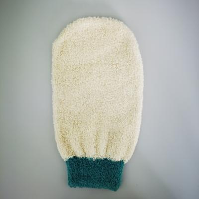 China Natural Linen Exfoliating Mitt for sale