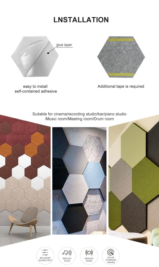 Acoustic panel texture and surface detail