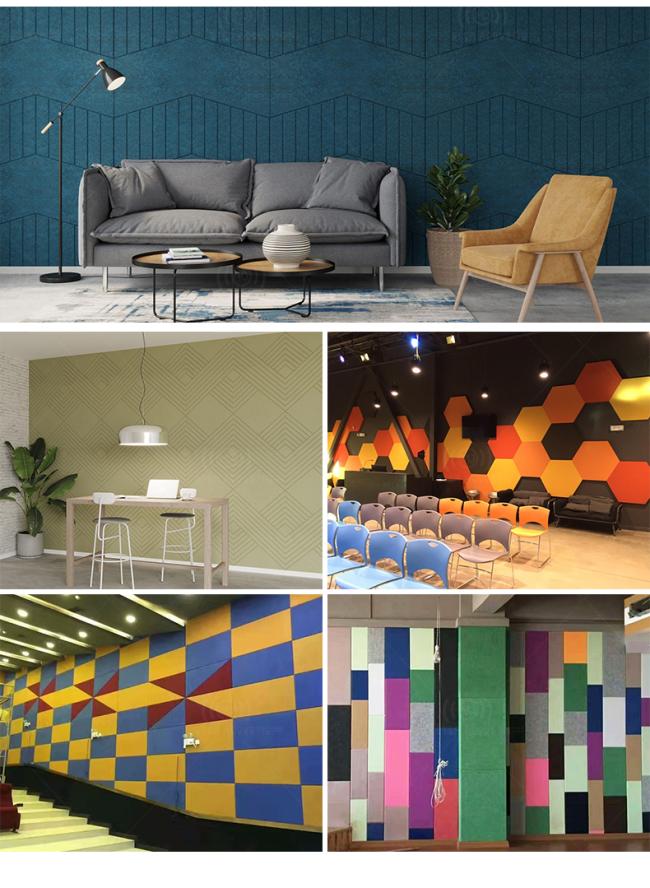 Professional installation of polyester acoustic panels