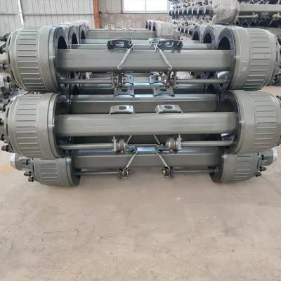 China China Factory Trailer Axle Axel 20T with Trailer Rims Wheels trailer parts suppliers en venta