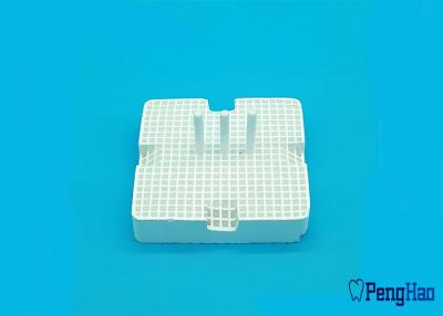 China Square Shape Dental Honeycomb Firing Tray 2 Sizes Optional With Ceramic Pins for sale