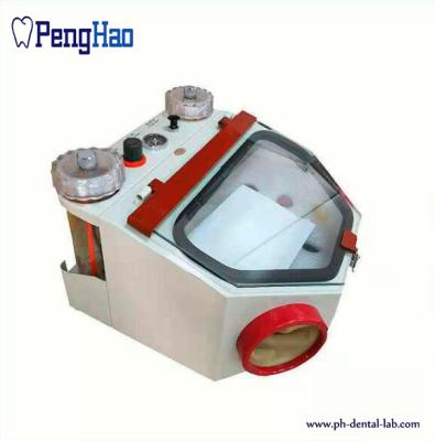China 4KG/CM Pressure Dental Laboratory Instruments Fine Blasting Unit With Two Pencil for sale