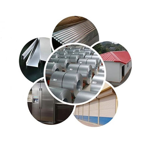 0.6m Width Dx51 Spcc Grade Galvanized Steel Coils application example