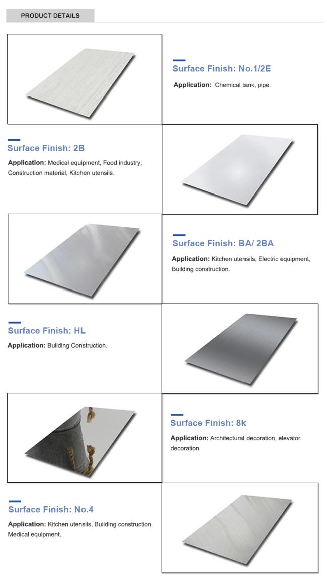 AISI 304L Hot Rolled Stainless Steel Plate Mirror And Matte 0
