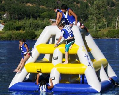 China Can be customized inflatable Water tower games with 0.9mm PVC tarpaulin for sale