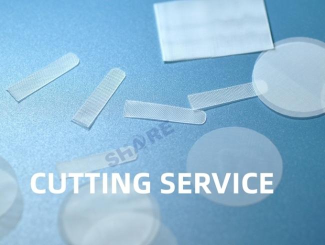 filter mesh cutting shapes