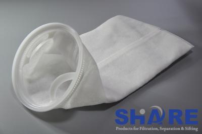 China Industrial Liquid Filter Bags Standard Felt Polyester Filter Bag Rating 1-2000 UM for sale