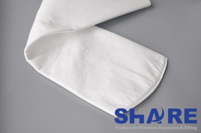 China Synthetic Fibers Needle Felt Filter Bag 200um Micron For Depth Filtration for sale