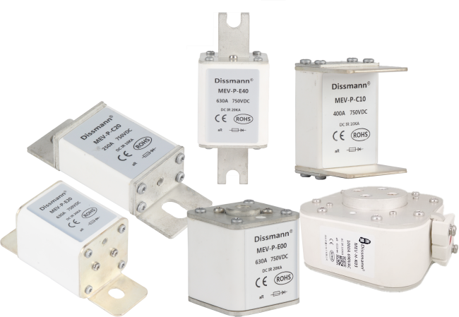 MEV Series Square Body Fuse High Speed Fuse Industrial Power Fuse