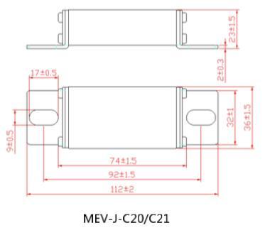 Dissmann MEV-J 1000VDC Fuse Ceramic Automotive Fuses for EV Charger made in China