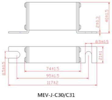 Dissmann MEV-J 1000VDC Fuse Ceramic Automotive Fuses for EV Charger made in China