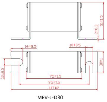 Dissmann MEV-J 1000VDC Fuse Ceramic Automotive Fuses for EV Charger made in China