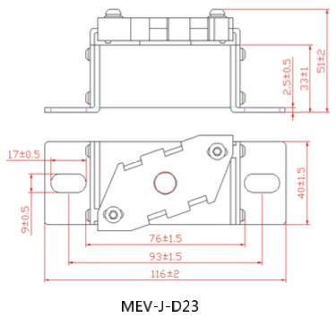 Dissmann MEV-J 1000VDC Fuse Ceramic Automotive Fuses for EV Charger made in China