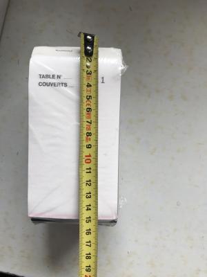China Two Staples Binding Waitor Pad carbonless paper with numbering for sale