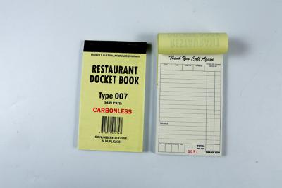 China Pack of 10 Books AU Docket Book with Board Paper Cover Material and Numbered Pages for sale