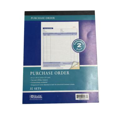 China Purchase order book Two/three paper business forms for Black And White Or Color printing for professional for sale