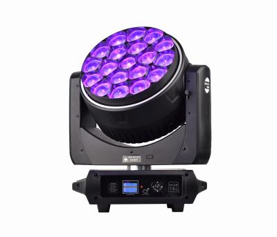 Chine Éclairage professionnel de la salle de lavage Mini LED tête mobile Bee Eye19*40w à vendre