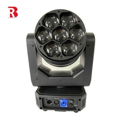 China Led Beam Mini LED Moving Head 7pcs 40W RGBW 4 In 1 LEDs Beeye Stage Light for sale