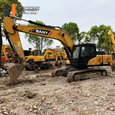 China Second-hand Sany 215c excavator crawler earthmoving machinery for sale at low price for sale