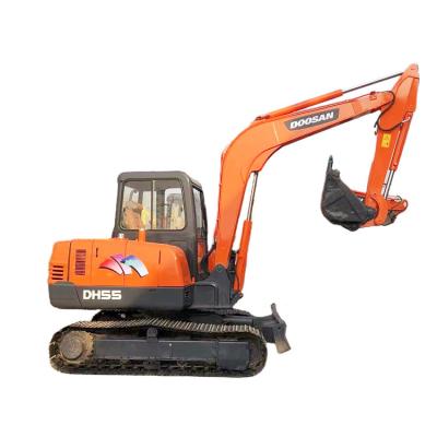 China Used mini excavator construction machinery used doosan dh55 5 ton excavator in Shanghai for sale for sale