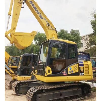 China Excavadora de segunda mano Komatsu Mini Excavadora hidráulica Pc110 en venta