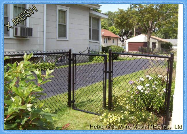 Black PVC Coated Chain Link Fence-PCLF001
