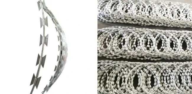 Blade Fencing Wire Barb Wire Concertina Razor Wire