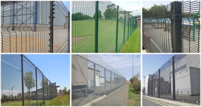 Heavy Duty Cheap Plastic Metal Garden Prison Railway Station High Security 358 Anti Climb Wire Mesh Fence for Sale