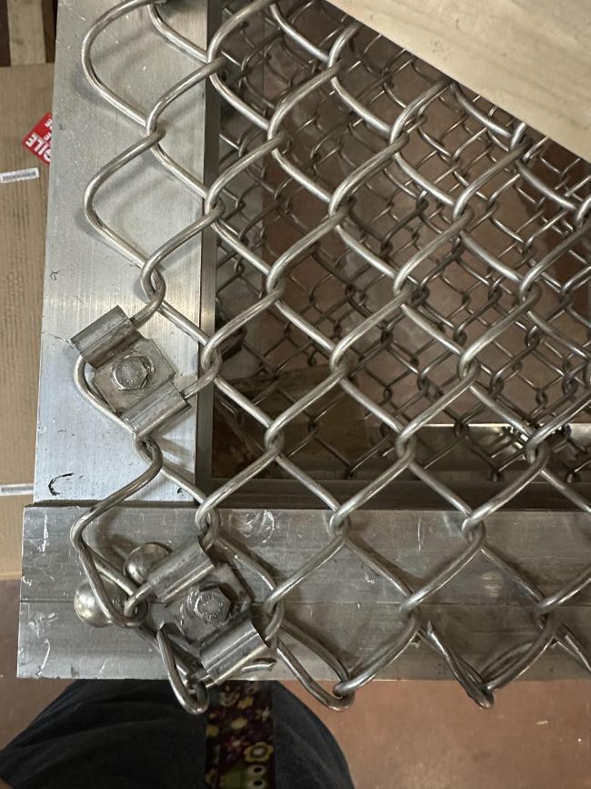stainless steel chain link fence