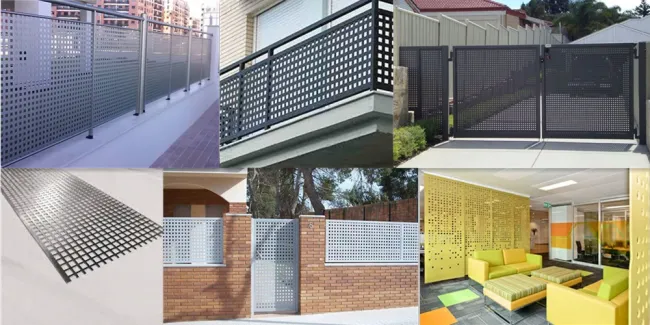 2mm 3mm Hole Size Stainless Steel Perforated Metal Sheet Mesh Decorative Sheet for Ventilating