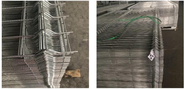 curved mesh fence