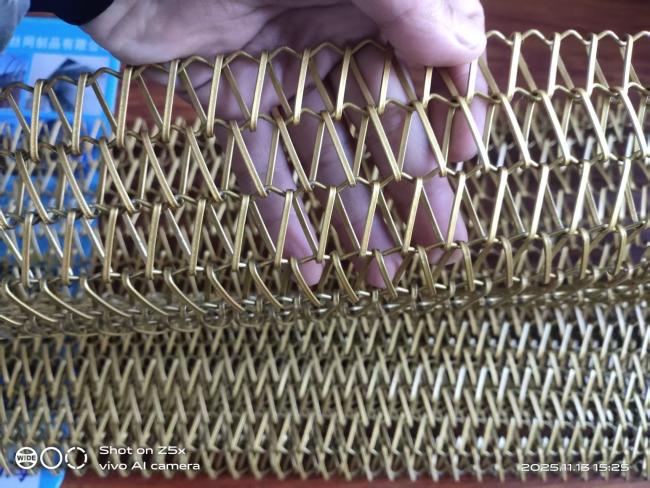 Woven Drapery Metal Wire Architectural Decorative Mesh
