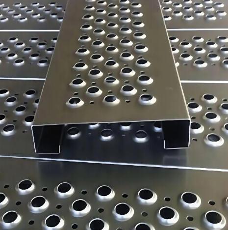 perforated plank walway