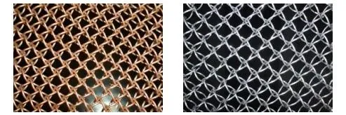 Stainless Steel Mesh Architectural Woven Wire Mesh for Cabinets Decorative Mesh