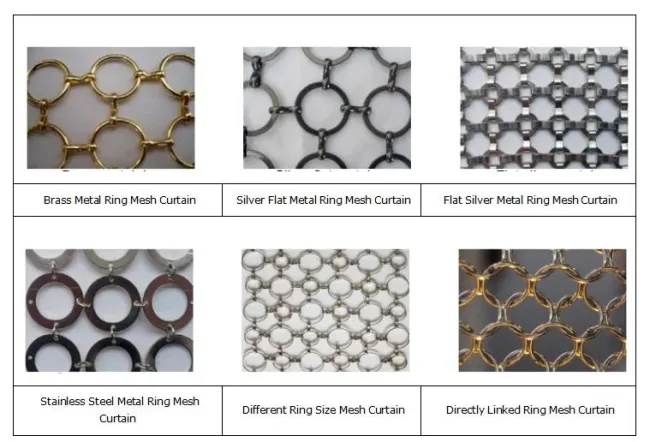 Stainless Steel Mesh Architectural Woven Wire Mesh for Cabinets Decorative Mesh