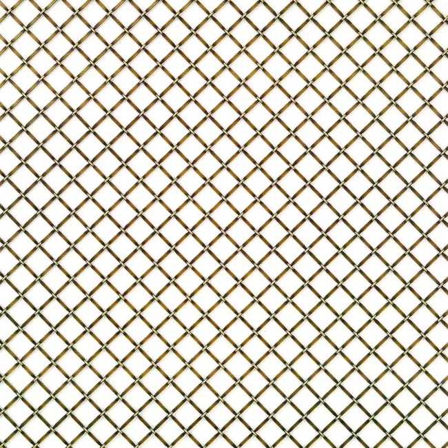 Stainless Steel Mesh Architectural Woven Wire Mesh for Cabinets Decorative Mesh