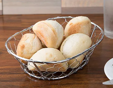 stainless steel bread basket