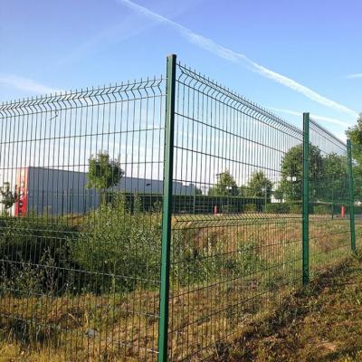 China China manufacturer PVC coated High quality 3D curved fence panel triangle bending fence for sale